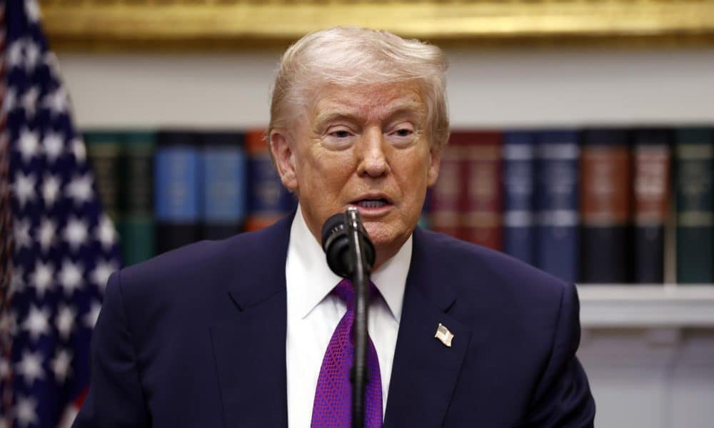 Fotografía de archivo del presidente de EE.UU., Donald Trump. EFE/EPA/WILL OLIVER / POOL POOL