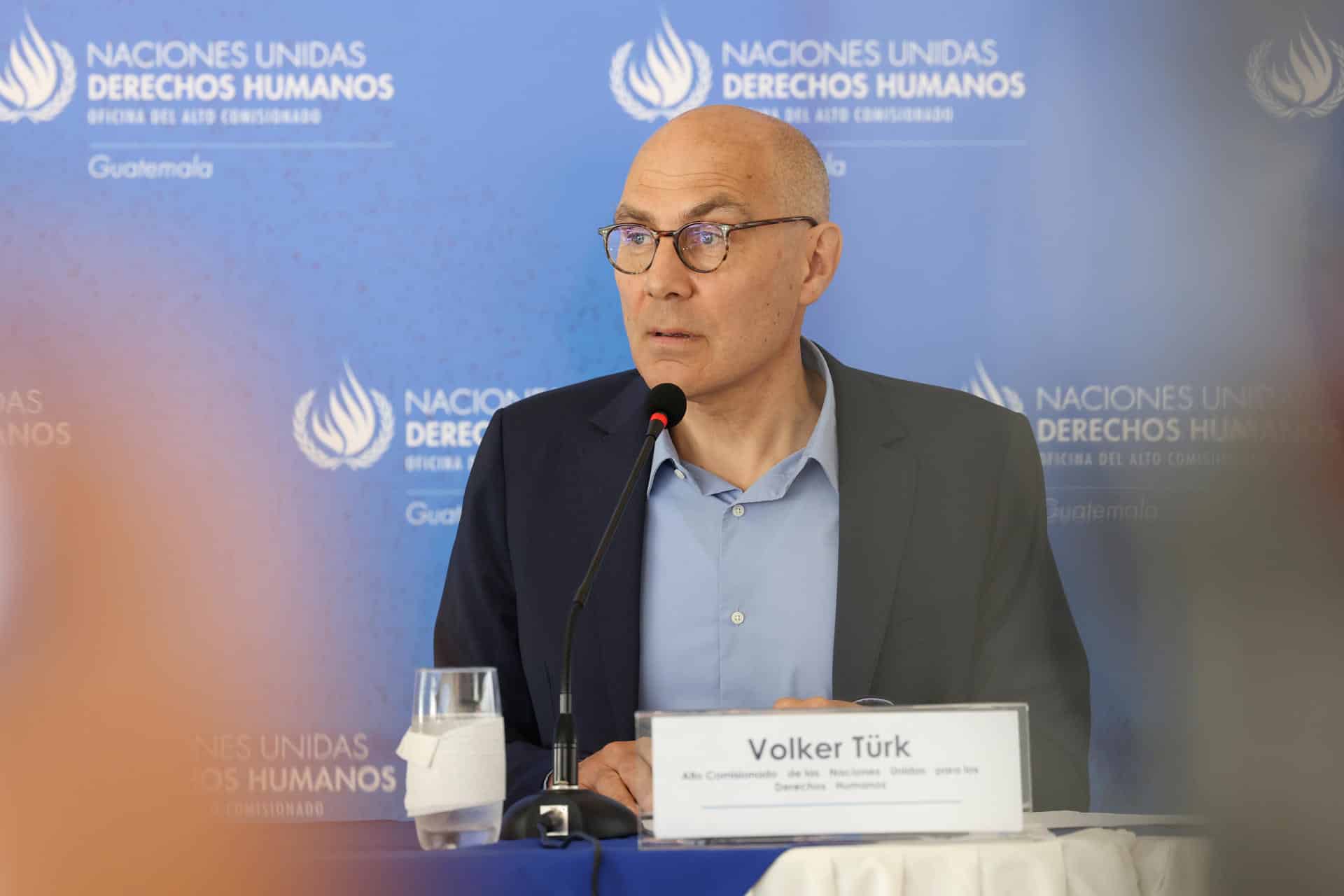 El alto comisionado de Naciones Unidas para los Derechos Humanos, Volker Türk. EFE/ Mariano Macz
