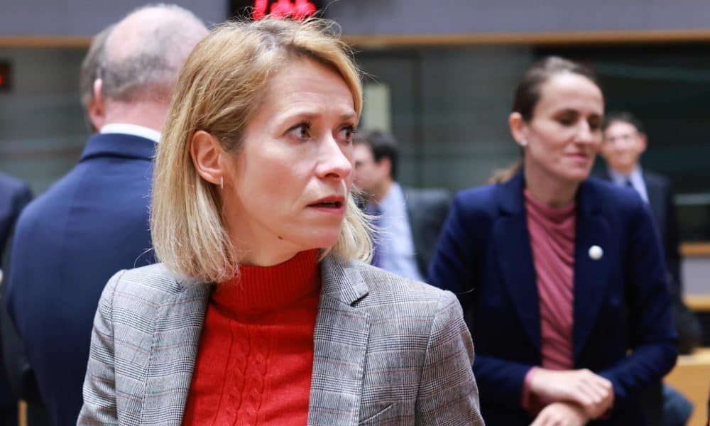 Imagen de Archivo de la Alta Representante de la Unión Europea para Asuntos Exteriores, Kaja Kallas.
EFE/EPA/OLIVIER HOSLET