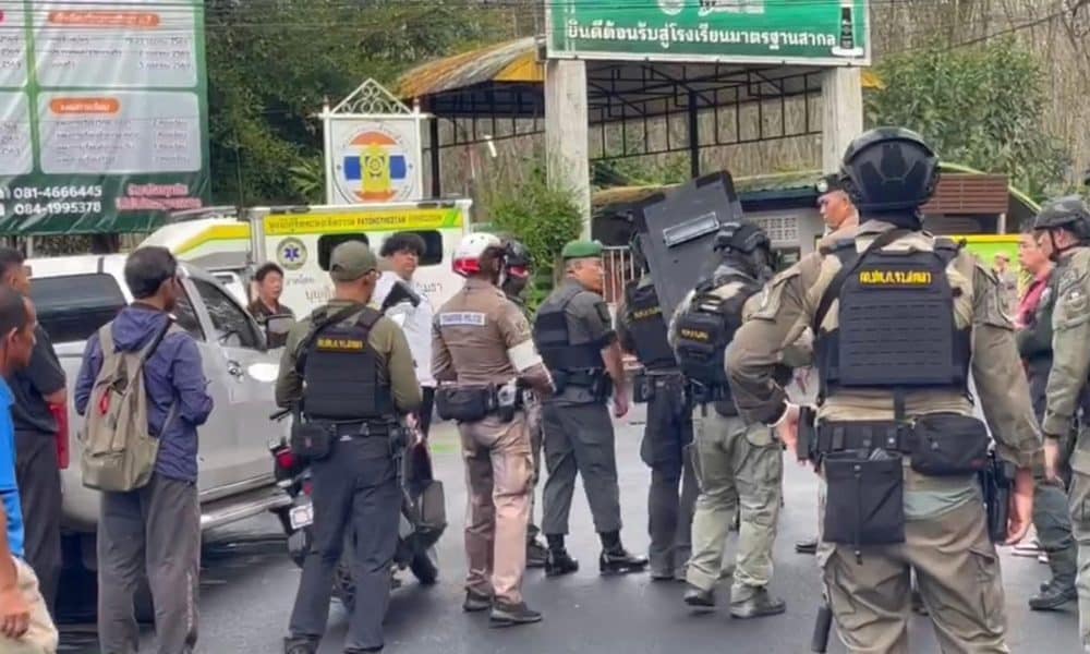 HAT YAI (Tailandia), 11/02/2026.- Un hombre armado irrumpió este miércoles a tiros en una escuela del sur de Tailandia y retuvo a estudiantes y profesores, según las autoridades provinciales. EFE/ Oficina de Relaciones Públicas de la Provincia De Songkhla SOLO USO EDITORIAL/SOLO DISPONIBLE PARA ILUSTRAR LA NOTICIA QUE ACOMPAÑA (CRÉDITO OBLIGATORIO) MEJOR CALIDAD DISPONIBLE