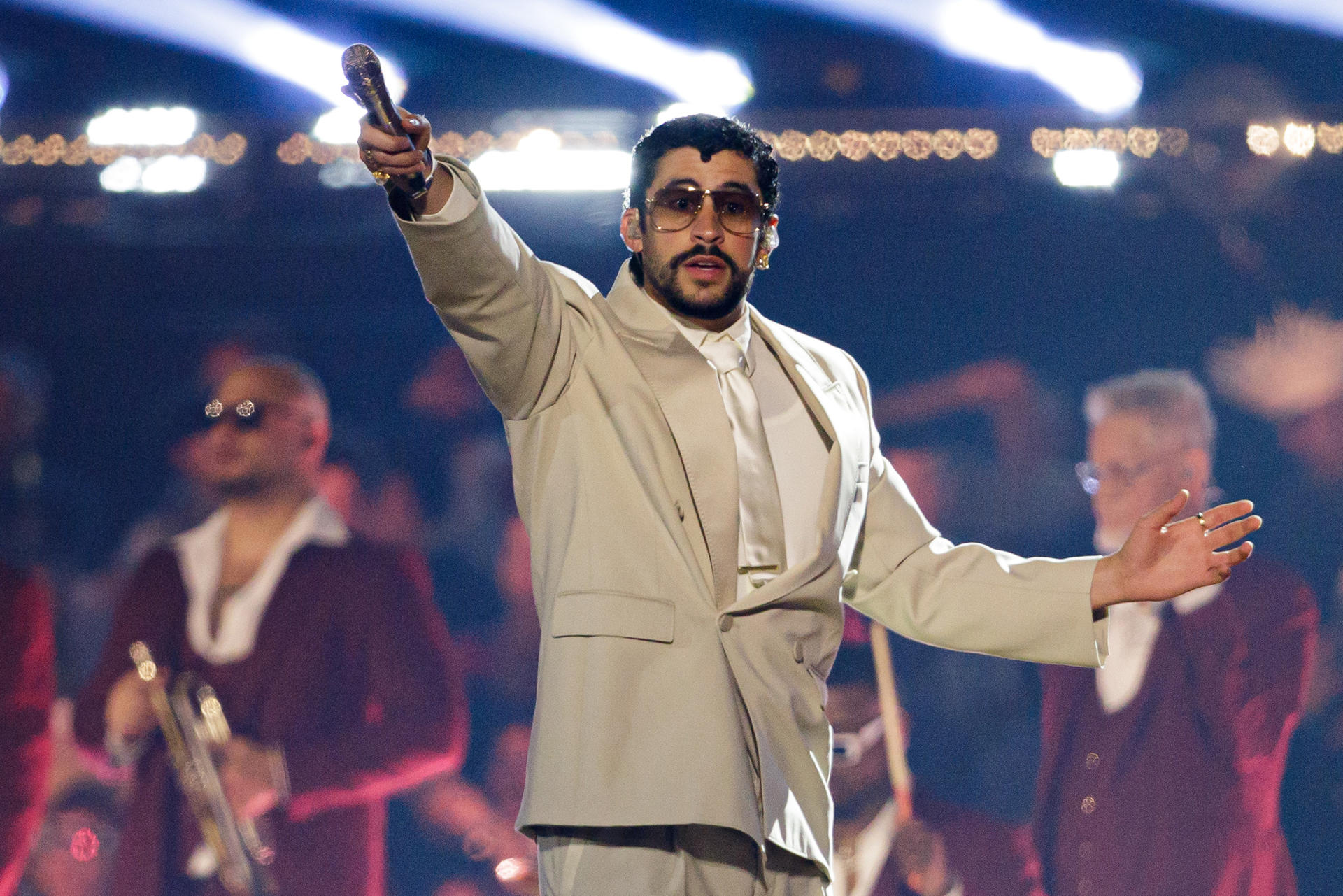 Imagen de archivo del cantante puertorriqueño Bad Bunny. EFE/ Sebastián Blanco