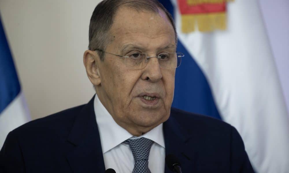 FOTO ARCHIVO. El ministro de Relaciones Exteriores de Rusia Serguéi Lavrov, EFE/ Orlando Barría