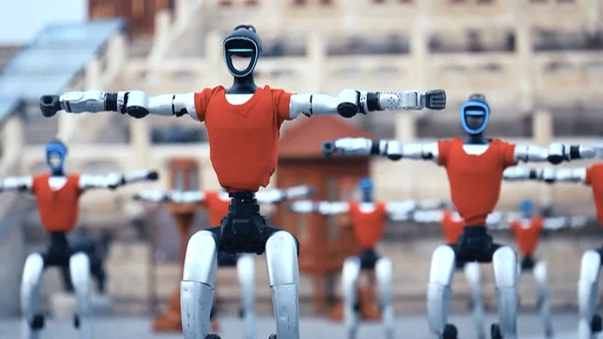 Por segundo año consecutivo, los robots humanoides se llevaron el protagonismo en la gala televisiva del Año Nuevo lunar de la televisión estatal china CCTV, uno de los programas más vistos del mundo, mostrando avances que han atraído, aún más si cabe, la atención de los inversores internacionales.EFE/CCTV SOLO USO EDITORIAL/SOLO DISPONIBLE PARA ILUSTRAR LA NOTICIA QUE ACOMPAÑA (CRÉDITO OBLIGATORIO) PROHIBIDO SU USO EN CHINA