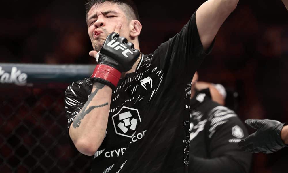 Imagen de archivo del mexicano Brandon Moreno. EFE/ José Méndez