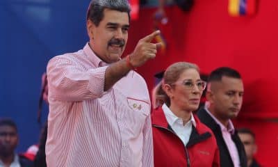 Fotografía de archivo donde aparece el presidente de Venezuela, Nicolás Maduro, junto a su esposa Cilia Flores. EFE/ Miguel Gutiérrez