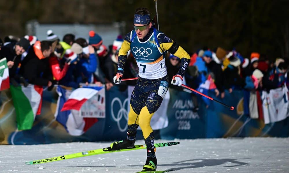 El sueco Martin Ponsiluoma durante el Biatlón de los Juegos Olímpicos de Invierno Milano Cortina 2026, en Anterselva, Italia. EFE/EPA/PIERRE TEYSSOT
//////////
 
ANTERSELVA (Italy), 15/02/2026.- Martin Ponsiluoma of Sweden in action during the Men's 12.5km Pursuit of the Biathlon competitions at the Milano Cortina 2026 Winter Olympic Games, in Anterselva, Italy, 15 February 2026. (Italia, Suecia) EFE/EPA/MARTIN METELKO