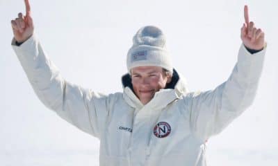 El noruego Johannes Hoesflot Klaebo. EFE/EPA/HANNIBAL HANSCHKE