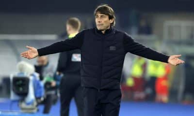 Antonio Conte, durante el partido. EFE/EPA/EMANUELE PENNACCHIO