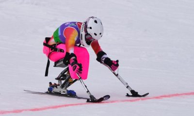 La esquiadora española Audrey Pascual logró la medalla de oro en combinada, por solo 46 centésimas menos que la alemana Anna-Lena Forster, en la cuarta jornada de competición de los Juegos Paralímpicos de Milán Cortina, en los que acumula otro oro en supergigante y una plata en descenso. EFE/ Comité Paralímpico Español