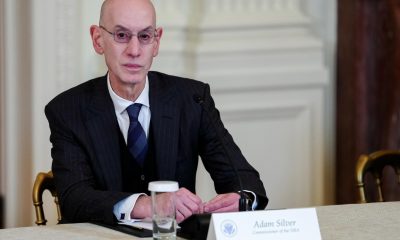 Adam Silver, comisionado de la NBA. EFE/EPA/AARON SCHWARTZ / POOL