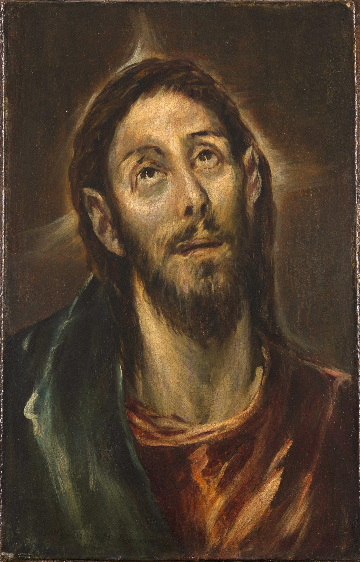 El Palacio Papal de la localidad romana de Castel Gandolfo acogió este sábado la presentación al público del inédito 'Redentor' de El Greco, una obra del siglo XVI rescatada tras décadas oculta bajo un calco realizado por un falsificador. El histórico edificio, tradicional residencia veraniega de los papas, alberga desde hoy la muestra 'El Greco en el espejo: dos pinturas comparadas', que propone un cara a cara artístico entre esta pieza inédita de madurez y una témpera de su época más temprana. EFE/ Oficina De Prensa De Los Museos Vaticanos/SÓLO USO EDITORIAL/SÓLO DISPONIBLE PARA ILUSTRAR LA NOTICIA QUE ACOMPAÑA (CRÉDITO OBLIGATORIO)