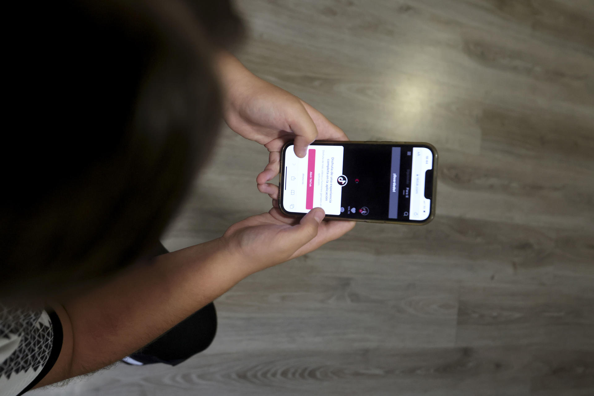 Una chica consulta su teléfono móvil, en una fotografía de archivo. EFE/ J.M. García