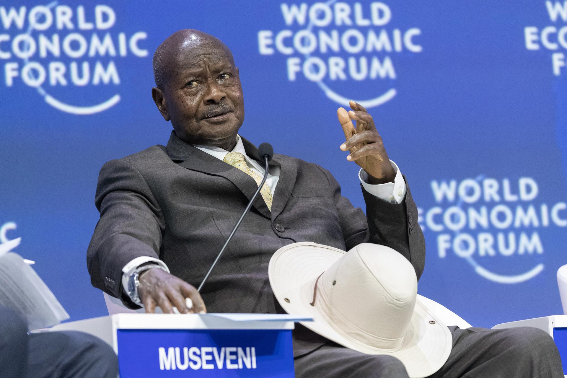 FOTO ARCHIVO. Yoweri Kaguta Museveni, Presidente de Uganda. EFE/EPA/NIC BOTHMA *** Local Caption *** 55694359