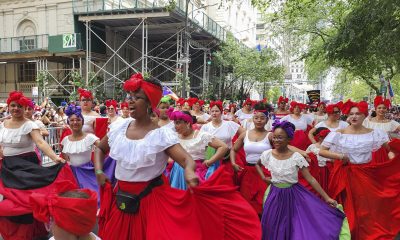 Mujeres puertorriqueñas participan en el 68 aniversario del Desfile Anual con el lema "Plantando bandera", en la Quinta Avenida de Nueva York (Estados Unidos). Imagen de archivo. EFE/ Ruth Hernández