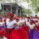 Mujeres puertorriqueñas participan en el 68 aniversario del Desfile Anual con el lema "Plantando bandera", en la Quinta Avenida de Nueva York (Estados Unidos). Imagen de archivo. EFE/ Ruth Hernández