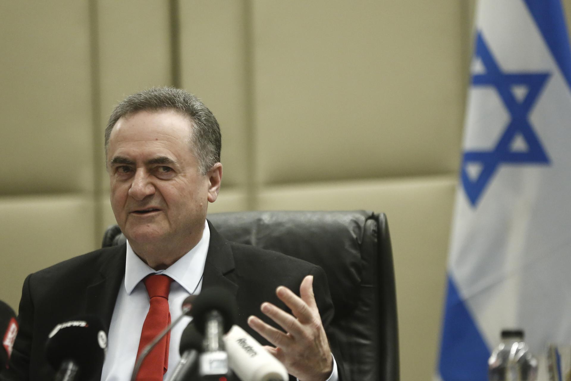 El ministro israelí de Defensa, Israel Katz, en una imagen de archivo. EFE/EPA/YANNIS KOLESIDIS