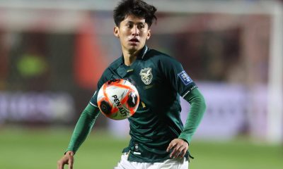 Miguel Terceros, jugador de Bolivia. EFE/Luis Gandarillas