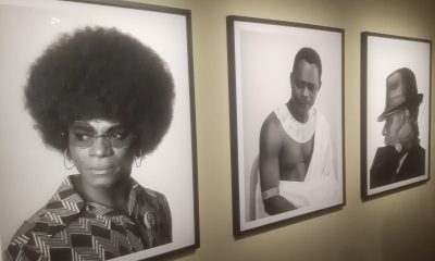 Vista de la exposición 'Africa Fashion', que se inaugura mañana, martes, y estará presente hasta el 12 de julio en el museo Quai Branly- Jacques Chirac de París. EFE/ Antonio Torres Del Cerro