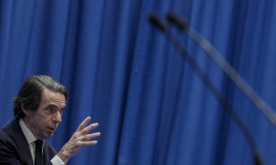 Imagen de archivo del expresidente del Gobierno español, José María Aznar. EFE/Kai Försterling