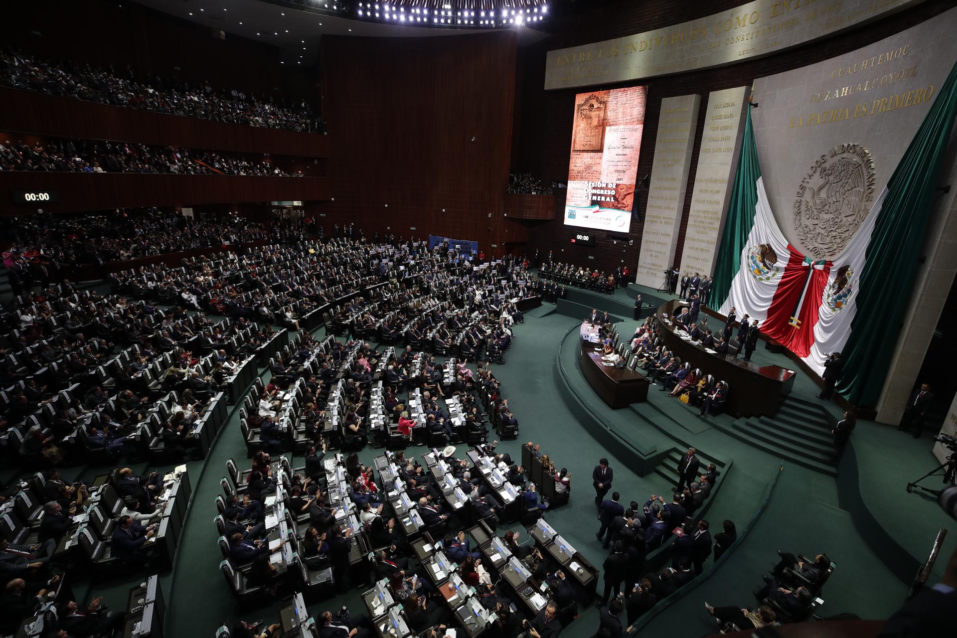 Vista general de la Cámara de Diputados, en Ciudad de México (México). Imagen de archivo. EFE/José Méndez
