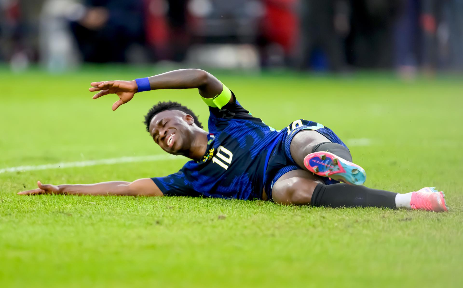 El brasileño Vinicius Junior ante Francia en Foxborough, Massachusetts, USA EFE/EPA/ADAM RICHINS