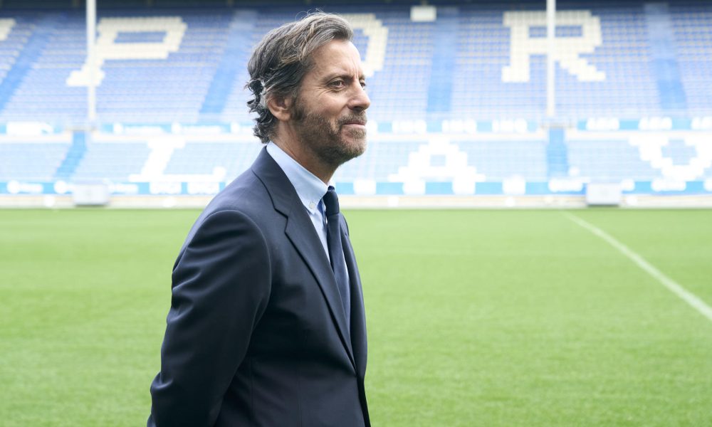 Quique Sánchez Flores debuta en Mendizorroza como técnico del Alavés. EFE / L. Rico