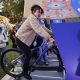 Una persona monta en bicicleta este viernes, en la Aldea de Sostenibilidad del Festival Estéreo Picnic (FEP) en Bogotá (Colombia). EFE/ Mauricio Dueñas Castañeda