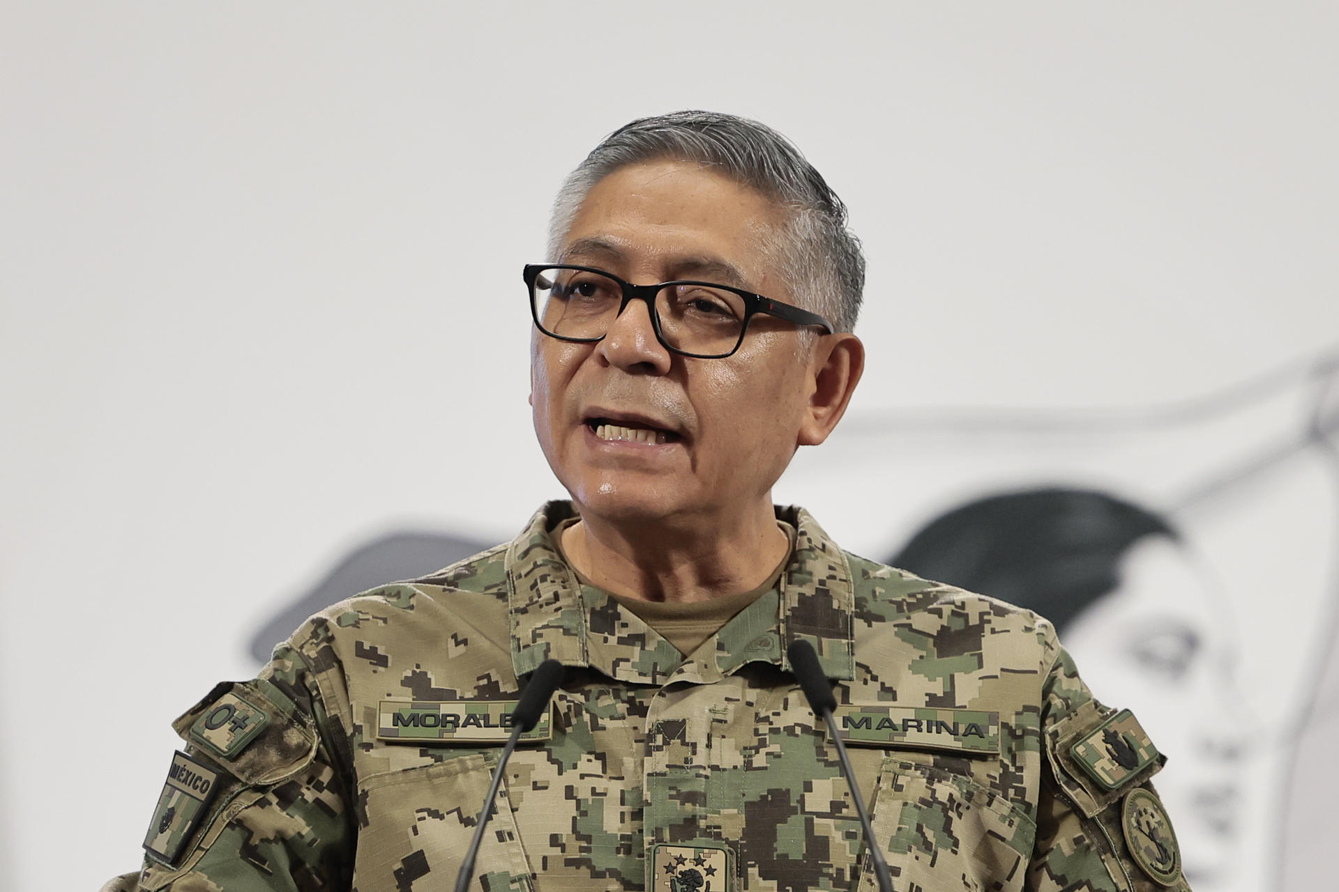 El secretario de Marina, almirante Raymundo Pedro Morales Ángeles. Imagen de archivo. EFE/José Méndez