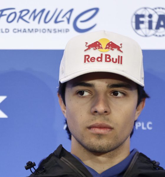 El piloto catalán Pepe Martí (Cupra Kiro) durante la rueda de prensa este viernes en el circuito del Jarama en Madrid. EFE/ Sergio Pérez