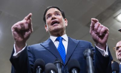 Archivo - WASHINGTON (Estados Unidos), 03/03/2026.- El secretario de Estado estadounidense, Marco Rubio, habla con los medios de comunicación sobre Irán antes de una reunión informativa clasificada con legisladores en el Capitolio. EFE/EPA/JIM LO SCALZO