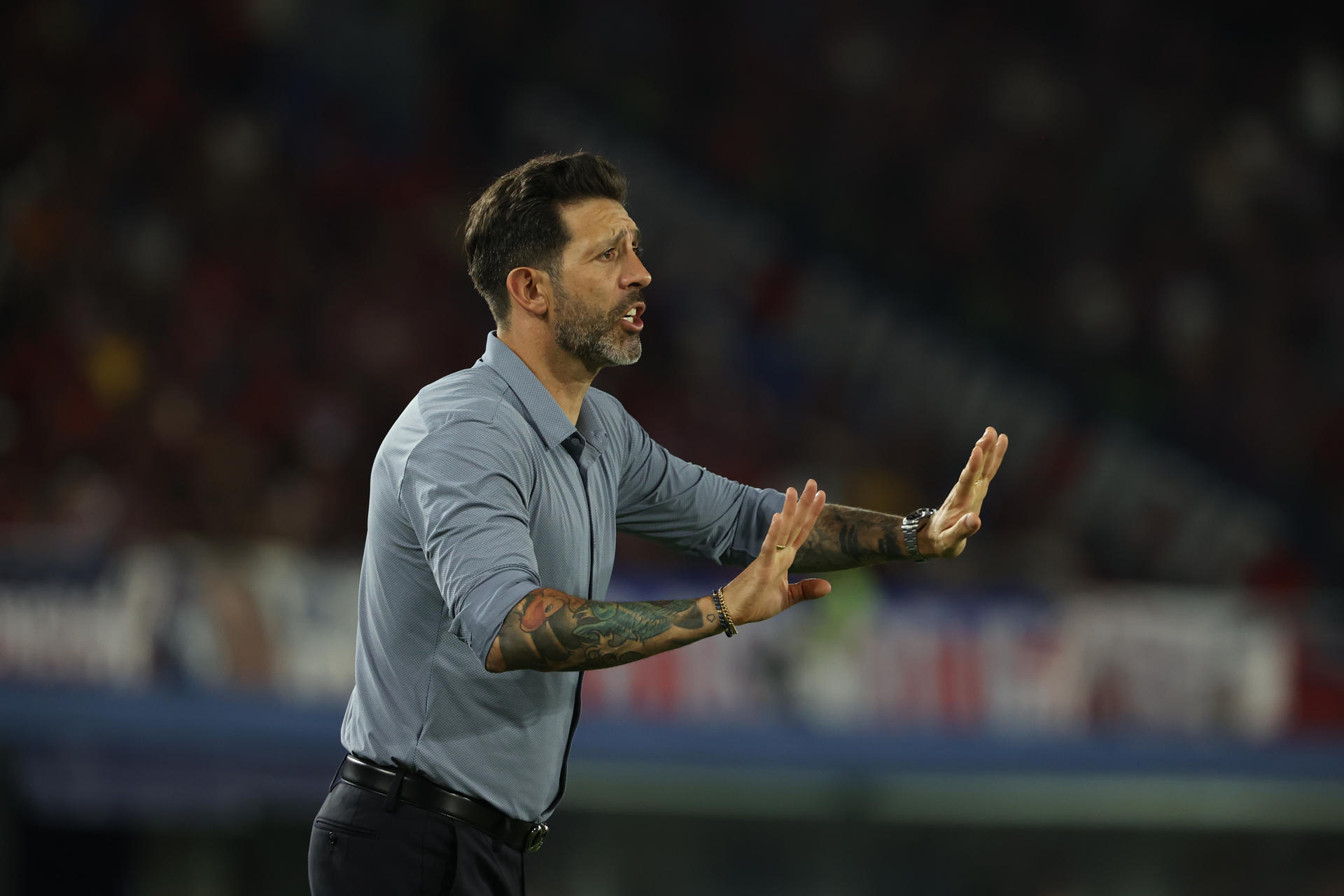 Fotografía de archivo del entrenador uruguayo Jorge Bava, quien este miércoles ha sido desvinculado del Cerro Porteño paraguayo. EFE/ Juan Pablo Pino