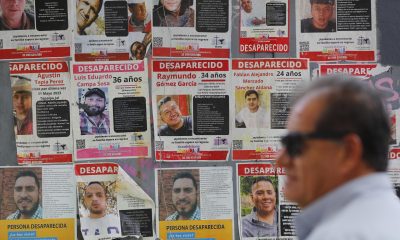 Fotografía que muestra carteles con imágenes de personas desaparecidas en Guadalajara, Jalisco (México). Imagen de archivo. EFE/ Francisco Guasco