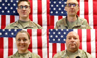 Combo de fotografías tomadas de la cuenta oficial de X de la Reserva del Ejército de los Estados Unidos @USArmyReserve que muestra a los cuatro reservistas que perdieron la vida el pasado domingo en Kuwait. EFE/ @USArmyReserve
