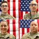 Combo de fotografías tomadas de la cuenta oficial de X de la Reserva del Ejército de los Estados Unidos @USArmyReserve que muestra a los cuatro reservistas que perdieron la vida el pasado domingo en Kuwait. EFE/ @USArmyReserve