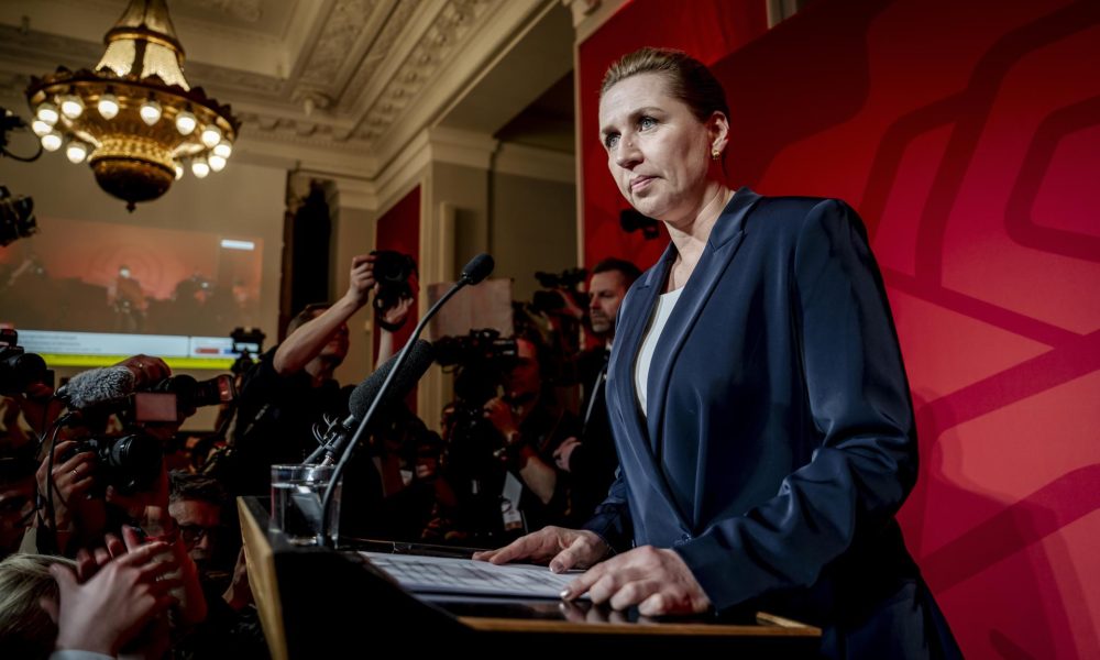 La primera ministra de Dinamarca, Mette Frederiksen. EFE/EPA/MADS CLAUS RASMUSSEN DENMARK OUT