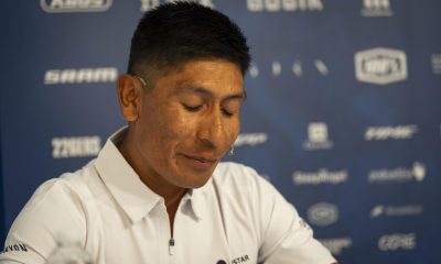 El ciclista colombiano Nairo Quintana, del equipo Movistar, de 36 años, ha anunciado este domingo que se retirará al final de la presente temporada y que "ha sido un viaje hermoso, con subidas y con bajadas como en el ciclismo". Quintana, campeón de la Vuelta a España (2016) y del Giro de Italia (2014) y segundo del Tour de Francia en 2013 y 2015, añadió en una rueda de prensa en S'Agaró, a las puertas del inicio de la Volta a Cataluña, que quiere que cada carrera de esta temporada sea una "gran fiesta" y un "gran último baile" para él. EFE/Siu Wu