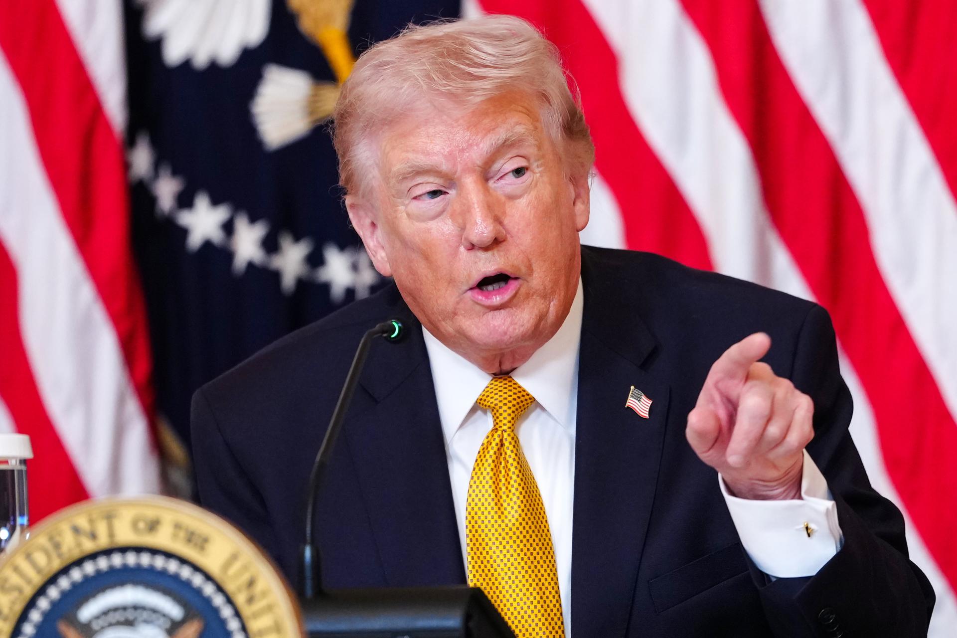 El presidente de Estados Unidos, Donald Trump. EFE//aron Schwartz