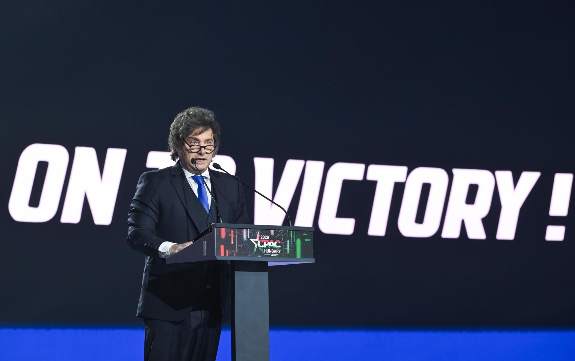 Foto de archivo del presidente de argentina Javier Milei, de este sábado 21 de marzo de 2026. EFE/Noemi Bruzak