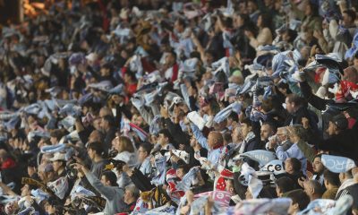 Aficionados del Celta en el estadio de Balaídos.EFE/ Salvador Sas