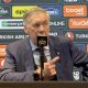 El seleccionador de Brasil, el italiano Carlo Ancelotti, habla durante una rueda de prensa en Foxborough (EE.UU.). EFE/Jan Téllez Asensio MÁXIMA CALIDAD DISPONIBLE