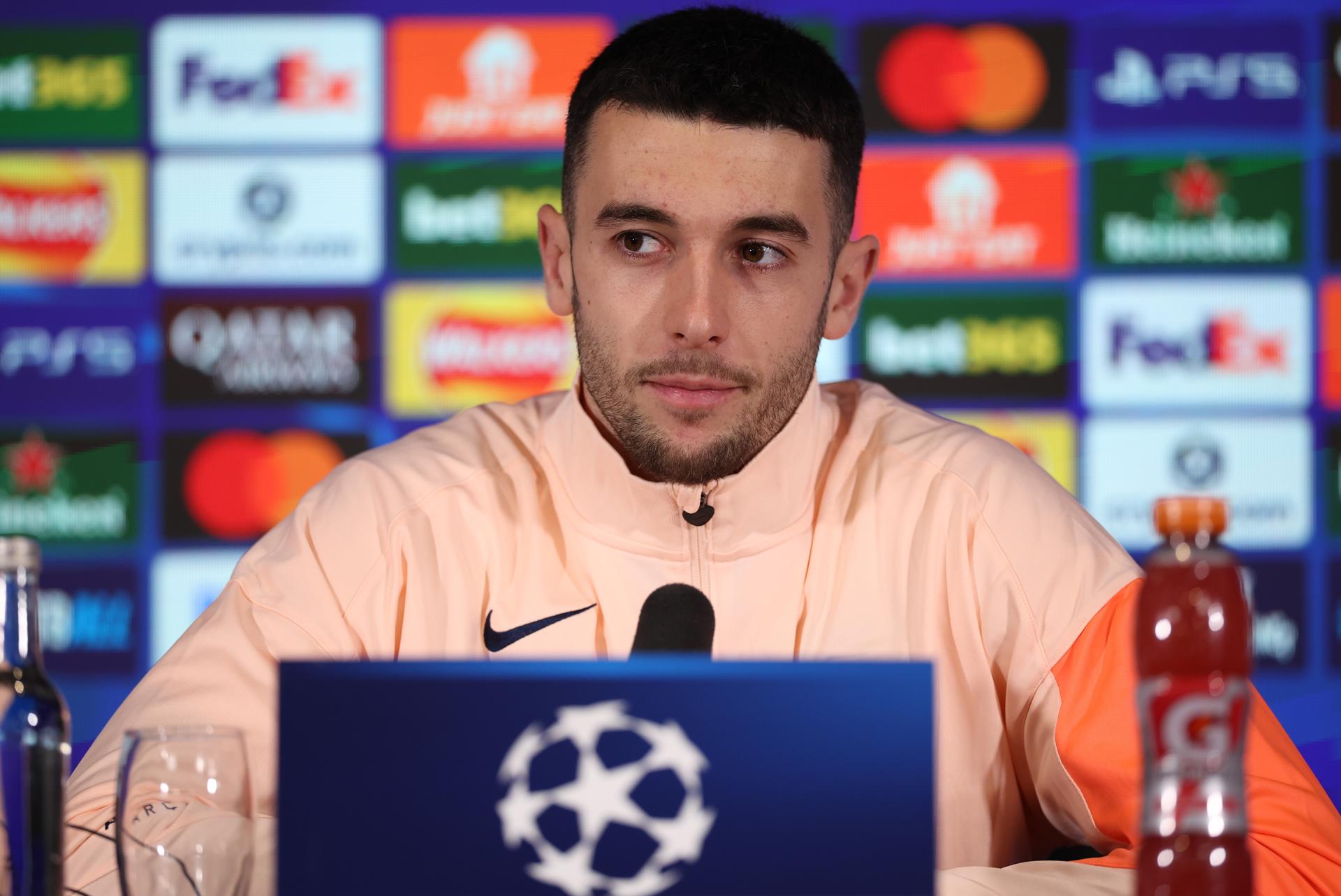 El portero del Barcelona Joan García en Newcastle. Reino Unido. EFE/EPA/ADAM VAUGHAN