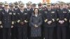La ministra de Defensa, Margarita Robles, ha visitado este viernes a los casi 400 marinos españoles que desde la fragata 'Almirante Juan de Borbón" y el buque de aprovisionamiento 'Patiño' participan en la Agrupación Naval Permanente de Escoltas número 1 de la OTAN (SNMG-1), referentes para la seguridad marítima en el mar del Norte, el Ártico o el Báltico. EFE/Xaume Olleros
