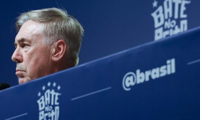 El seleccionador de Brasil, Carlo Ancelotti. EFE/Antonio Lacerda