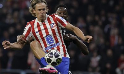 Marcos Llorente, en el partido de ida contra el Tottenham. EFE/Juanjo Martín