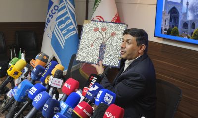 El secretario general de la Comisión Nacional de UNESCO de Irán, Hasan Fartusi, afirmó este martes que es probable que no sea posible reparar algunos de los daños que han sufrido monumentos y lugares históricos en los ataques de Estados Unidos e Israel. EFE/Jaime León