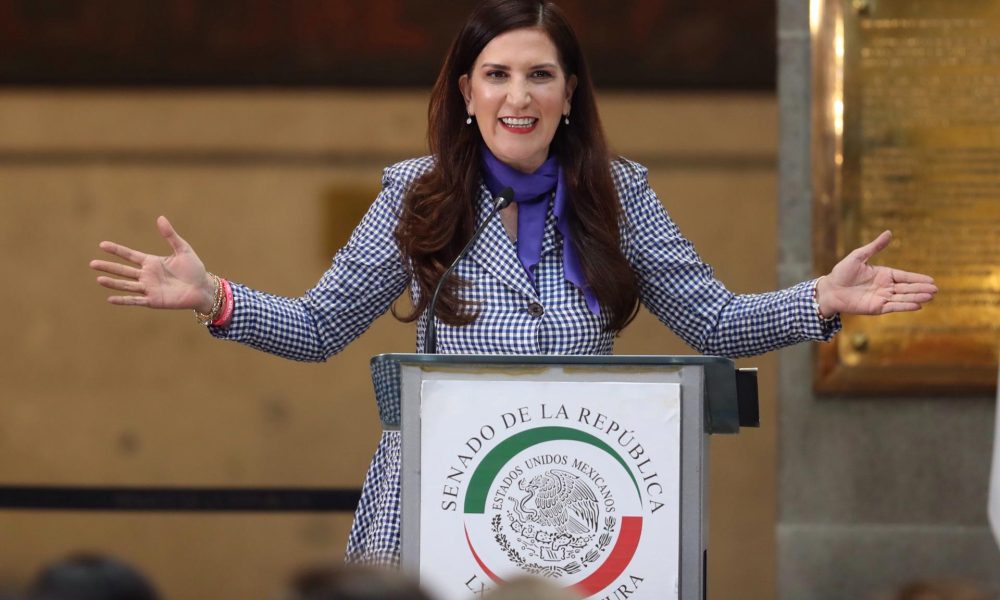 La presidenta de la Cámara Baja del Congreso de México, Kenia López. Imagen de archivo. EFE/Sáshenka Gutiérrez