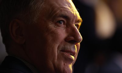 El entrenador italiano Carlo Ancelotti afirmó este martes que Neymar muestra sus cualidades técnicas en cada partido con Santos, pero matizó que no está al 100 % de su condición física y que, por ese motivo, aún no lo puede convocar para la selección brasileña. EFE/ Antonio Lacerda