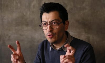 El director de la productora y distribuidora mexicana Benuca Films, Fernando Montes de Oca, habla durante una entrevista con EFE este miércoles, en la Ciudad de México (México). EFE/ Mario Guzmán