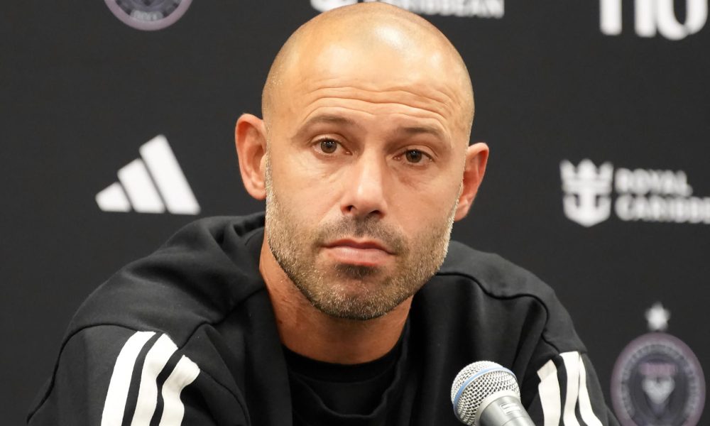 El entrenador del Inter Miami, Javier Mascherano elogió este sábado la capacidad de su equipo para administrar la ventaja sobre el DC United en el M&T Bank Stadium en Baltimore. EFE/ Octavio Guzmán