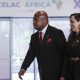 El ministro de Asuntos Exteriores de Ghana, Samuel Okudzeto Ablakwa, llega al encuentro de los países de la Comunidad de Estados Latinoamericanos y Caribeños (Celac) y el Foro de Alto Nivel Celac–África en Bogotá (Colombia). EFE/ Mauricio Dueñas Castañeda